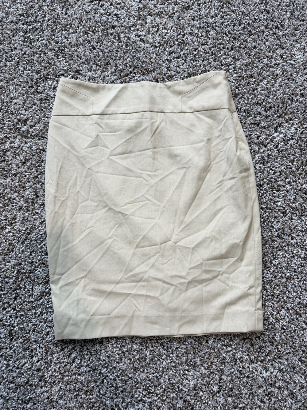 The Limited Cream Midi Pencil Skirt